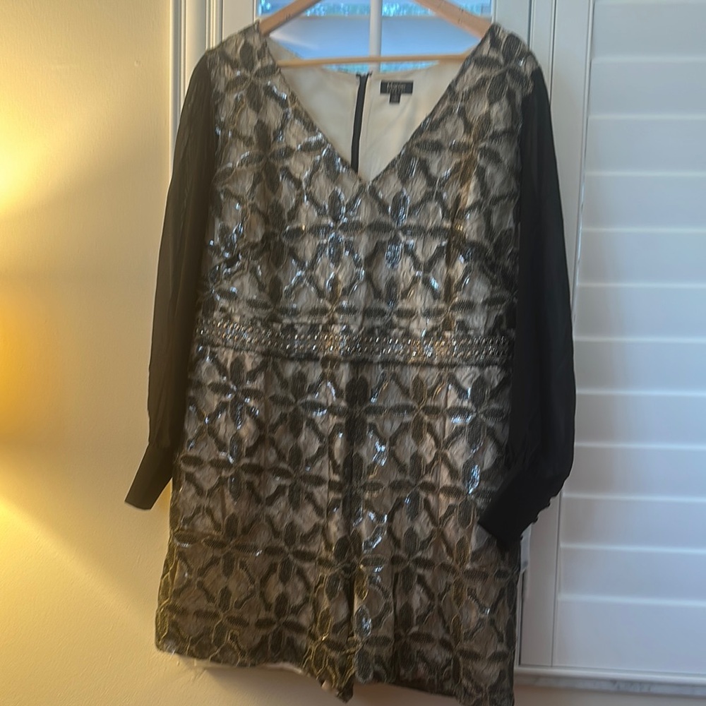 Black and Silver Sequin DressNWT